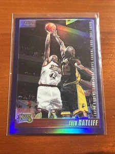 Theo Ratliff Refractor 2000-01 Topps Chrome #113 - Philadelphia 76ers - Picture 1 of 2