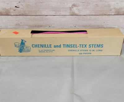 12" Blue Jay Brand Chenille Tinsel Stems Crafting Pipe Cleaners  72 Multicolor  - Image 1 of 4