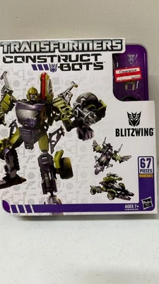 Transformers Construct-Bots Blitzwing 67 Pieces Hasbro Sealed New In Box - Image 1 of 4