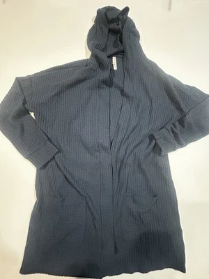 Cárdigan con Capucha Lularoe Mediano Acogedor Mackenzie - Azul Marino Oscuro Foto 1 de 4