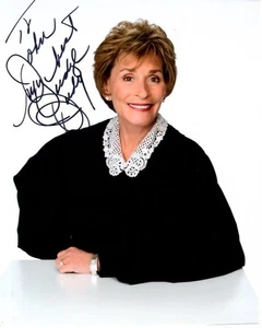 Fotografía firmada autografiada por JUEZ JUDY SHEINDLIN 8x10 - a John - Imagen 1 de 1