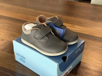 Zapatos Stride Rite Niños Pequeños Srt Griffin Gris BB018401 Talla 9W Nuevos en Caja Foto 1 de 3