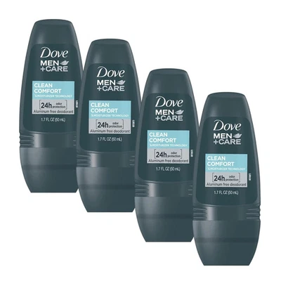 Dove Men+Care Clean Comfort Roll on Deodorant, Aluminum Free, for All Day Undera - Image 1 of 4
