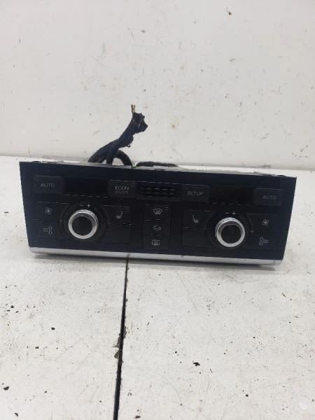 Placa frontal de doble zona de control de temperatura negra para 06-11 AUDI A6 717734 Foto 1 de 4