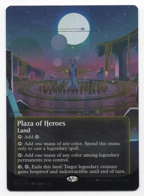 MTG: Magic Edge of Eternities *Galaxy Foil* Plaza of Heroes (Borderless) - Image 1 of 2