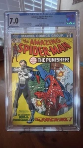 The Amazing Spider-Man #129 (1974) CGC 7.0 OW/W‼️ Origin & 1st. Punisher! - Picture 1 of 4