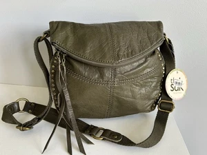 Borsa a mano The Sak Silverlake con patta stile verde oliva 106446 nuova con etichetta nuova - Foto 1 di 5