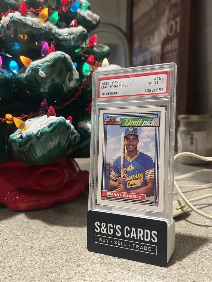 1992 Topps - Manny Ramirez #156 (RC) PSA 9 Estado perfeito - Imagem 1 de 2