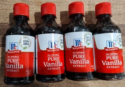 Lot Of 4 McCormick All Natural Pure Vanilla Extract, 8 fl oz  - Image 1 of 2