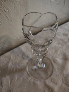 Mikasa Crystal Tulip Shaped Fluted Candle Holder 6 inches - Picture 1 of 5