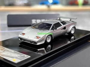 GB Deepmaker 1:64 Silver Countach LP5000s Sports Model Diecast Resin Car  - Picture 1 of 10
