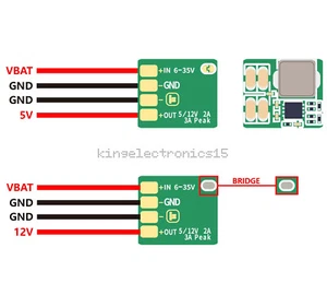 Mirco 2-8S BEC Voltage Regulator Module 5V/2A 12V/3A for RC FPV Racing Drone - Picture 1 of 5
