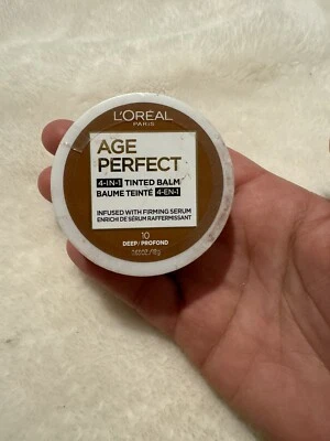 SEALED L'oreal Paris Age Perfect 4 -In -1 Tinted Balm 10 Deep - 0.63 Oz - Image 1 of 2