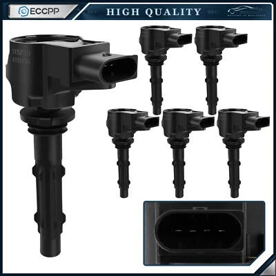 ECCPP 6 Ignition Coils For 2006-2009 Mercedes-Benz C350 CLK350 E350 ML350 3.5L - Изображение 1 из 4