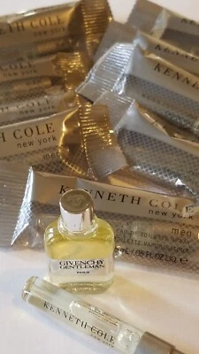 Kenneth Cole Colonia Eau de Toilette 10- Muestras en spray y 1 muestra de Givenchy Foto 1 de 4