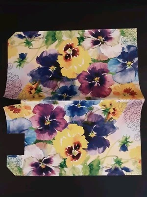 Magnetic Mailbox Cover MailWraps By Magnet Works Summertime Pansies Tie On Too - Image 1 of 4