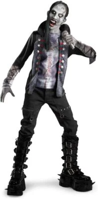 Fantasia infantil Halloween estrela zumbi Shock Rock Marilyn Manson fantasia - Imagem 1 de 2