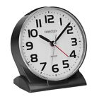 4.5 No Ticking Analog Alarm ClockSilent Readable for SeniorsEasy to SetGradu