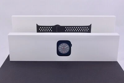 APPLE WATCH SERIES 8 MIDNIGHT ALUMINUM CASE 45 MM GPS/CELLULAR - NEW - Image 1 of 4