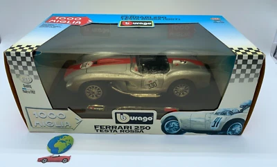 Bburago Ferrari 250 Testarossa, automodello scala 1:24 - 1:25, vintage (1905) - Immagine 1 di 4