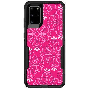 OtterBox Commuter for Galaxy S (Choose Model) Neon Pink White Floral - Picture 1 of 13