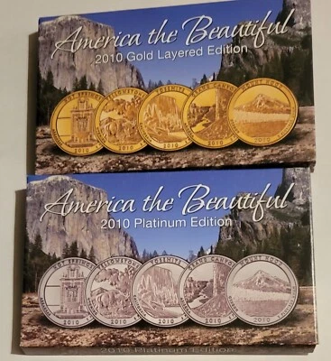 2010 ATB Quarter Gold & Platinum Denver & Philadelphia 20 coin collection - Image 1 of 2
