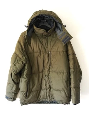 Chaqueta de plumón Orage verde WorM con capucha para hombre talla XL Foto 1 de 4