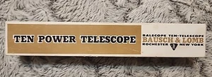 Bausch & Lomb Balscope Ten 10 Power Telescope Spotter Works Great! H6 - Picture 1 of 9