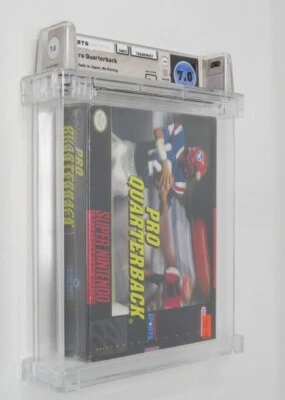 NFL Pro Quarterback Super Nintendo Sealed Video Game Wata 7.0 B+ Football 1 of 1 - Image 1 of 4