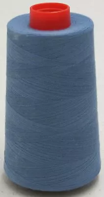 Spun Kool TEX 21 Blue Serger Industrial Thread USA American Efird 6000 Yards - Image 1 of 4