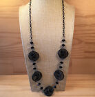 Midnight Spirals "black" Beautiful Women’s Statement Necklace Fashion Jewellery