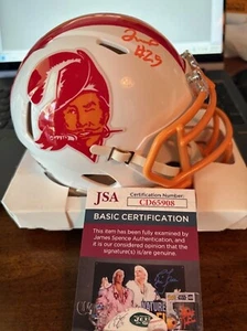 JACOB PARRISH SIGNED TAMPA BAY BUCCANEERS THROWBACK SPEED MINI HELMET JSA COA - Picture 1 of 4