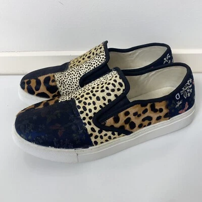 Zapatillas Desigual Planas Talla 40 Tela Retazos Sin Cordones Animal Informal Fin de Semana Foto 1 de 4