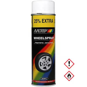Motip Pintura de Llantas Blanco Felgenweiß Spray Secado Rápido 500ml - Imagen 1 de 1