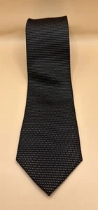 Kenneth Cole Reaction Black With Polka Dots Men's Neck Tie EUC - Picture 1 of 3