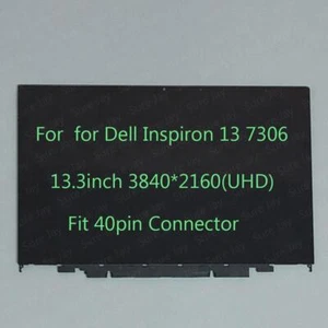 Dell Inspiron 13 7306 2-in-1 13.3'' UHD LCD Touch Screen+Bezel Assembly 6YF6P - Picture 1 of 9