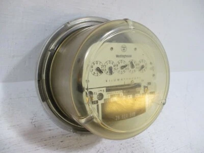 Westinghouse 5570C27G26 Type D5S Single-Stator Watthour Meter 240V 3W 200CL 60Hz - Image 1 of 4