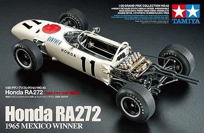 Tamiya 1/20 Honda RA272 F1 1965 Mexico GP Winner Model Kit 20043 Grand Prix N... - Immagine 1 di 3
