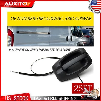 2x Sliding Door Handle for Ram ProMaster 3500 2500 1500 2014-2021 5RK14JXWAB D - Bild 1 von 4