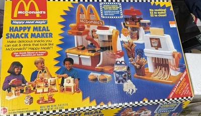 McDonald’s Happy Meal Magic Maker Play Food Toys Set Vintage Original New - Image 1 of 4