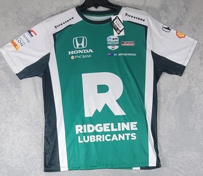 Indycar Marcus Armstrong Honda #11  Racing Jersey Shirt Size XL Made In USA NWT  - Image 1 of 4