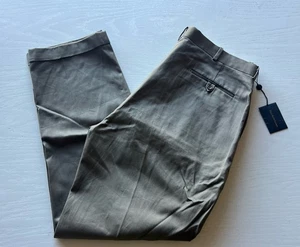 Vintage Polo Ralph Lauren Hose Herren 36 Braun Baumwolle Bundfaltenhose Neu - Bild 1 von 7