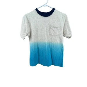 Wonder Nation Boys Gray Blue Dip Ombre Dye T-Shirt Youth Size Large 10-12 - Picture 1 of 4