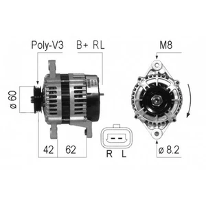 Alternator EB559Q CAL46112ES 28-5612 CAL46112 96 566 262 J5110912 DRA0338 - Picture 1 of 2