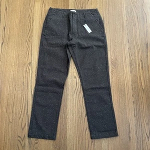 Taylor Stitch The Carnegie Pant in Peat Nep Mens Sz 36 x 32 NWT MSRP $168 - Picture 1 of 20