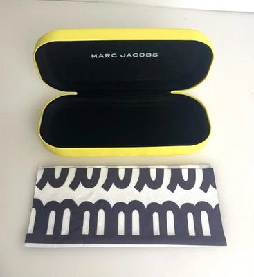 Очки солнцезащитные Marc Jacob жесткий чехол желтые с тканью для линз - Изображение 1 из 4