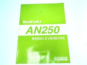 99500-32110-01F manual de taller para SUZUKI AN 250 BURGMAN 1998-2002 usado - Imagen 1 de 7