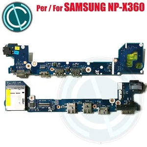 SCHEDA DC-IN POWER USB HDMI VGA SD SAMSUNG NP-X360 BOARD CARD BA92-04854A - Picture 1 of 1