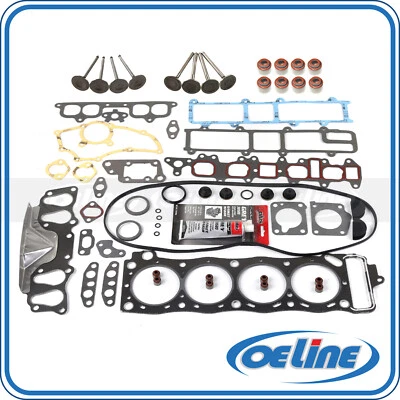 Juego de juntas de culata válvulas de escape de admisión con sellos para camioneta Toyota 4Runner 85-95 Foto 1 de 4