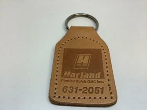 Llavero Promocional Vintage HARLAND PONTIAC BUICK GMC Llavero DORVAL Antiguo Porte-Clé - Imagen 1 de 9
